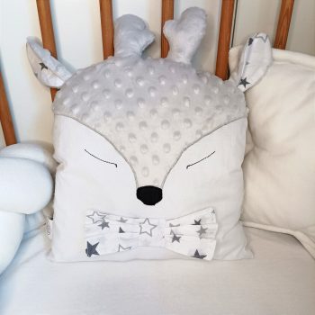 Rácsvédő párna - Őzike, minky