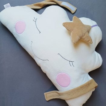 Rácsvédő fejvédő párna - Felhő, plüss