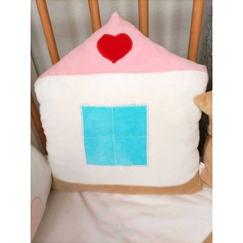 Rácsvédő párna - Házikó, plüss