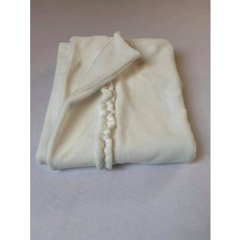 Kisgyermek plüss takaró - ekrü