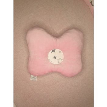 Baba fejformáló párna - rózsaszín, csillagos