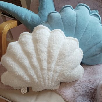 Kagyló párna, ekrü - Korall kollekció