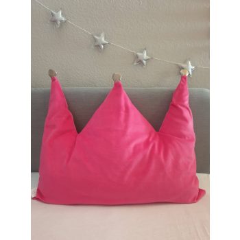 Korona párna - pink