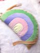 Rácsvédő fejvédő párna - Szivárvány, plüss