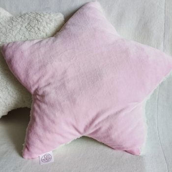 Sherpa csillag párna - rózsaszín